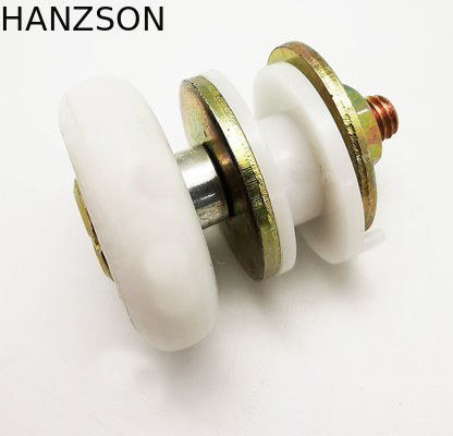 غلتک های درب نایلونی برنجی OEM برای کابین دوش گواهی ISO9001 2000