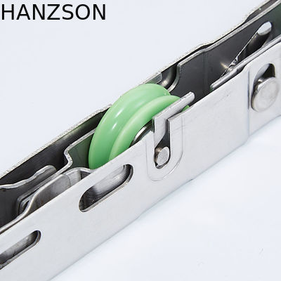 غلطک درب کشویی ODM سنگین با دو چرخ مواد آهنی POM