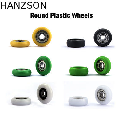 غلتک های درب نایلونی 6200zz 6201zz بلبرینگ OEM برای درب شیشه ای کشویی